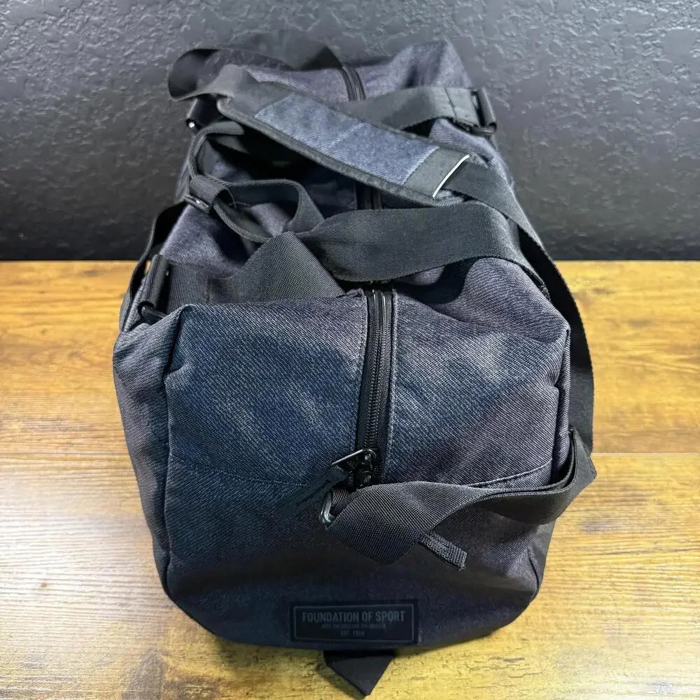 Adidas Lounge Duffel IU9304 Black Twill Travel Gym‎ Bag OSFA